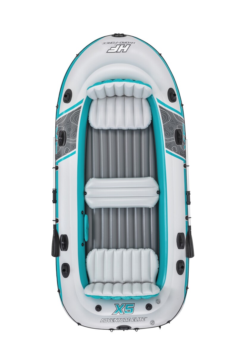 Inflatable 5-seat boat Bestway Adventure Elite X5 Raft, 364x166x45 cm, 65159