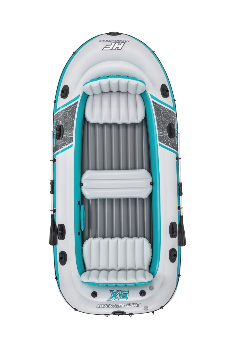 Piepūšamā piecvietīga laiva Bestway Adventure Elite X5 Raft, 364х166x45 cm, 65159