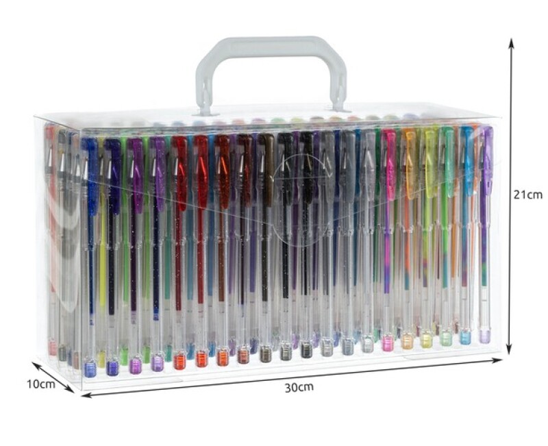 Gel pens - set of 140 pcs.