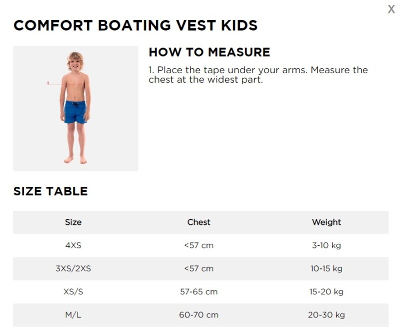 Vee Ohutusvest lastele Jobe Comfort Boating Life, kollane