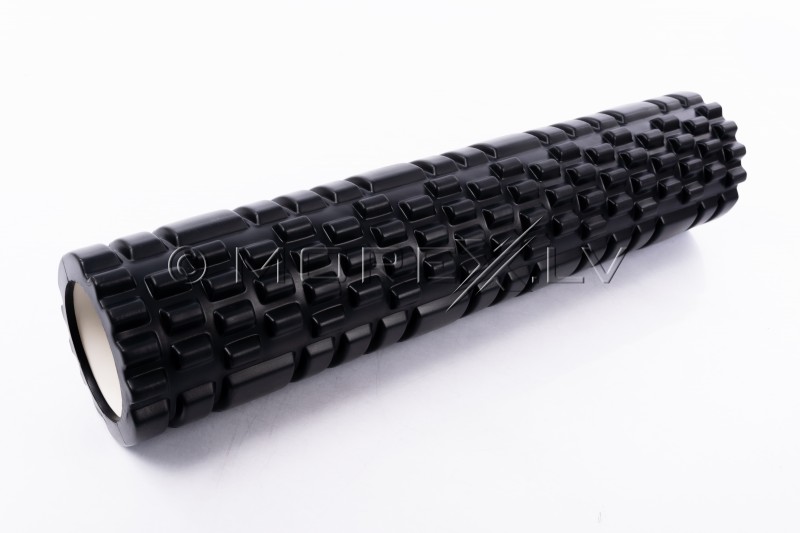 Ролик массажный для йоги Yoga Roller 14x62см, черный