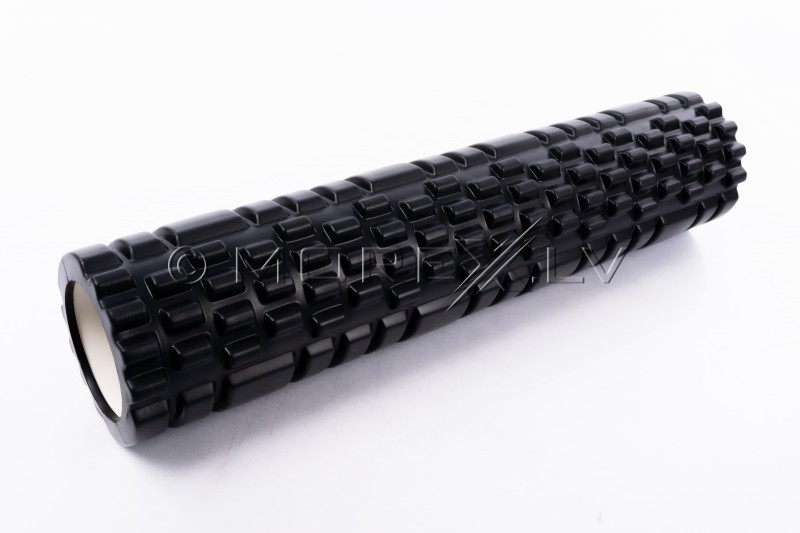 Massage Foam Roller Yoga Roller 14x62cm, must