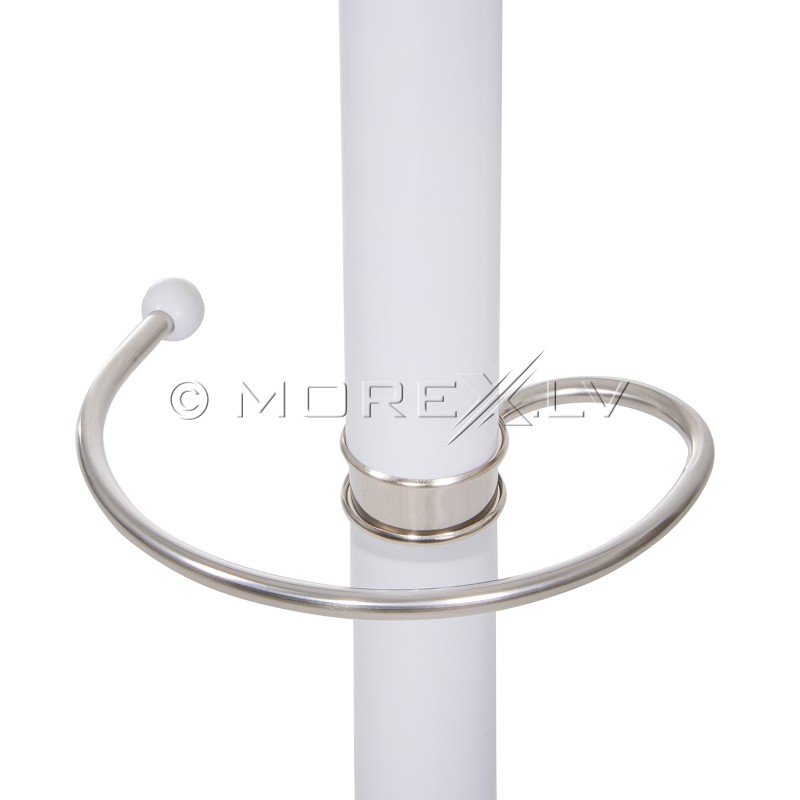 Металлическая вешалка для одежды MCR003 белая