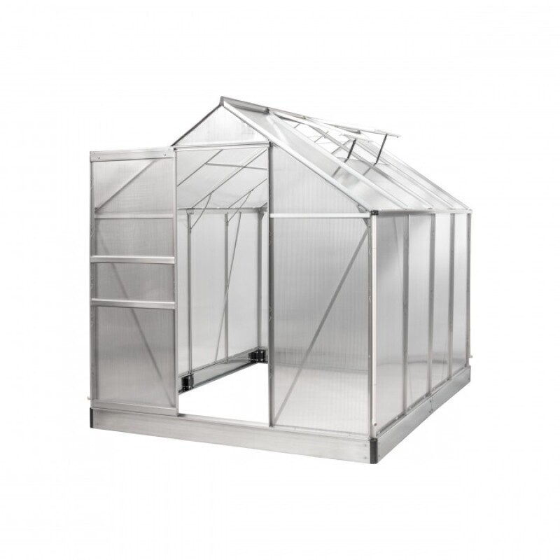 Polycarbonate greenhouse 4.75m² (1.9x2.5m)