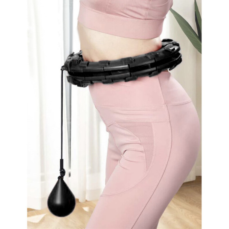 Hula hoop with massager and weight