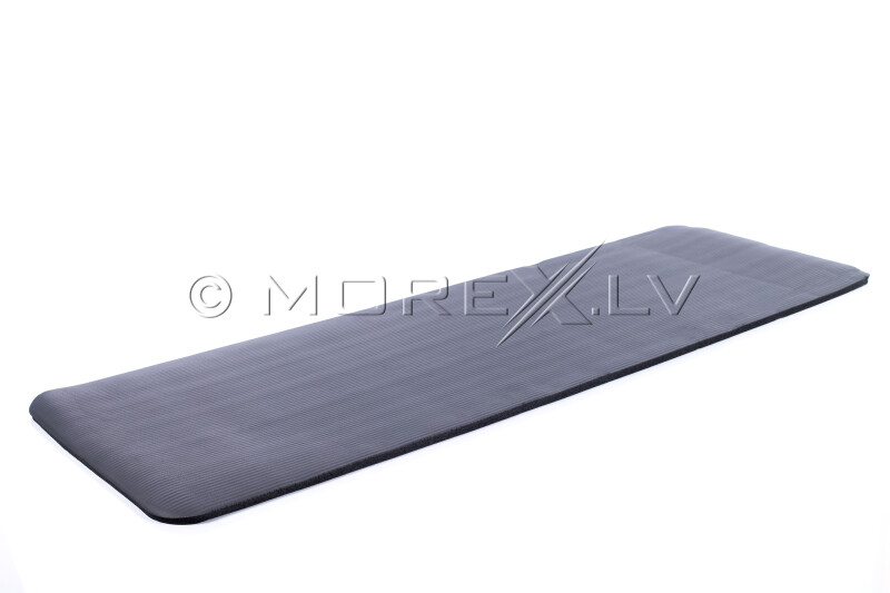 Joogatreening pilates fitness mat 179х60х1,5 cm, must