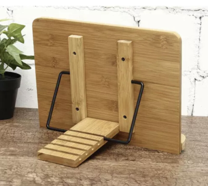 Wooden book stand