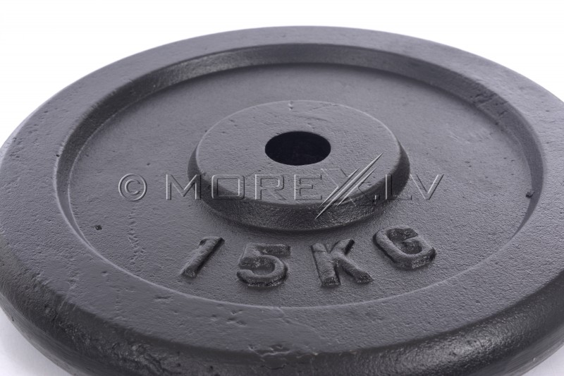 Metāla svaru disks hantelēm un stieņiem 15kg (31.5mm)