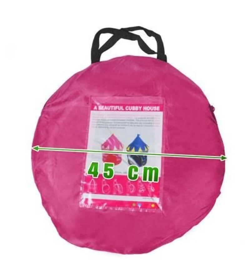 Tent for children – castle / palace, pink 105x105x135 cm