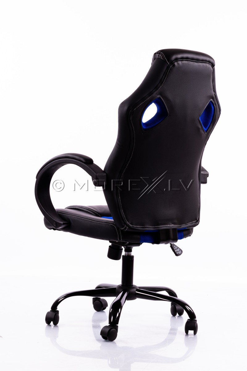 Spēļu datorkrēsls zili-melns BM3005 (gaming chair)