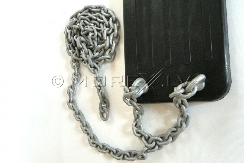 Zink-coated chain for rubber seat Ø5 mm, length 2.5 m