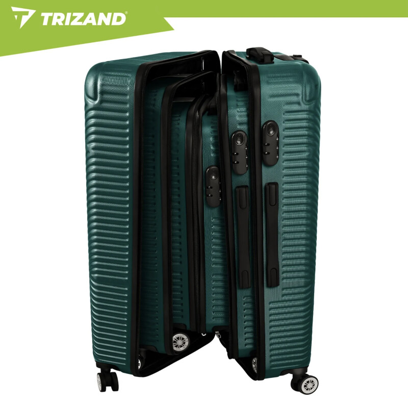 Suitcase set 3 pcs. green