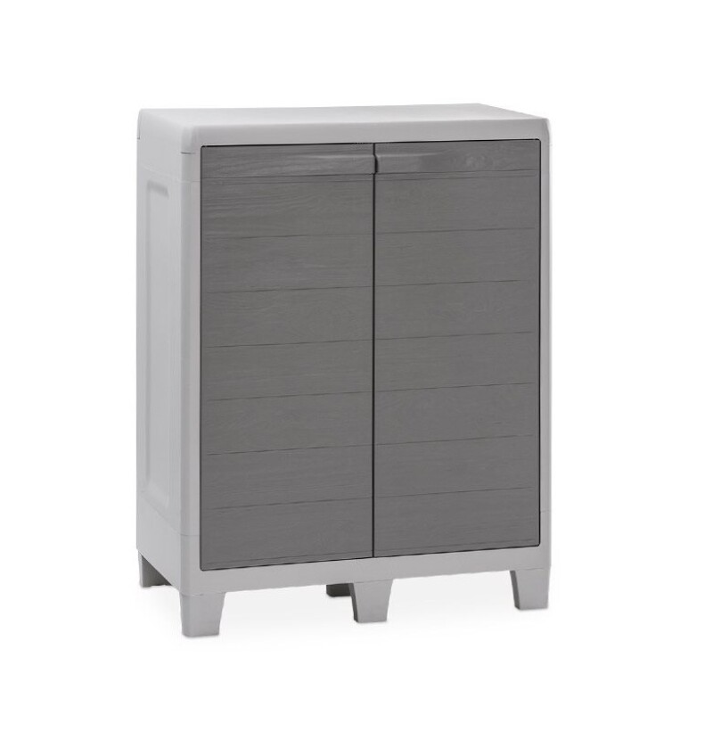 Short garden cabinet WOODY, two shelves, 78х46х101 cm, Toomax (Italy)