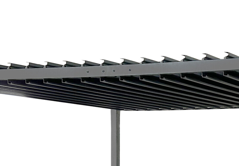 Bioklimatiskā tērauda pergola 3x4m ar regulējamu jumtu