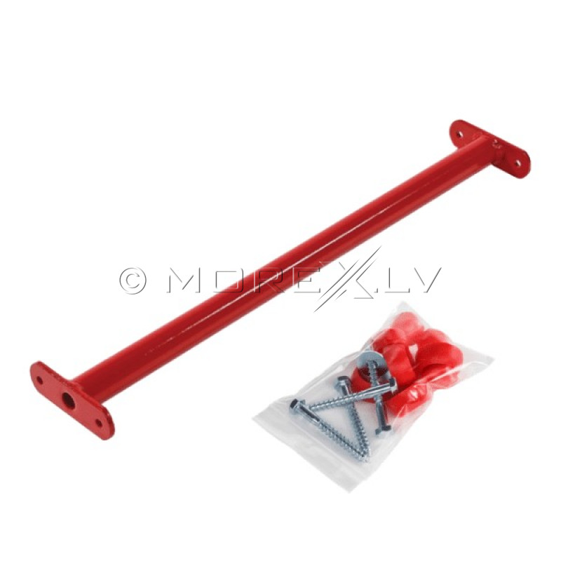 Metal pull up bar КВТ 125 cm, red