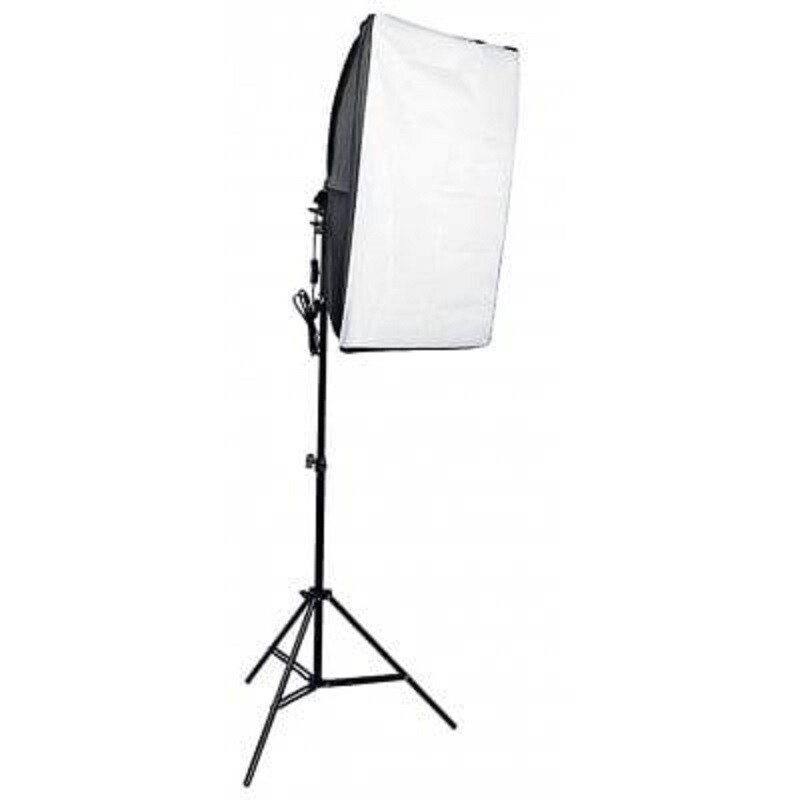 Set Monohead 85W, Softbox 50x70cm, Light Stand (foto_03688)