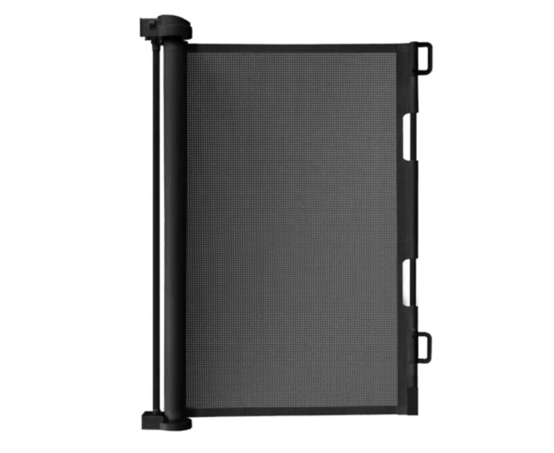 Security gate black 13-160cm