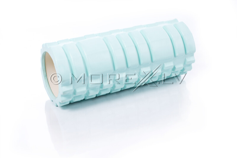 Massage Foam Roller 30x10cm, blue-green