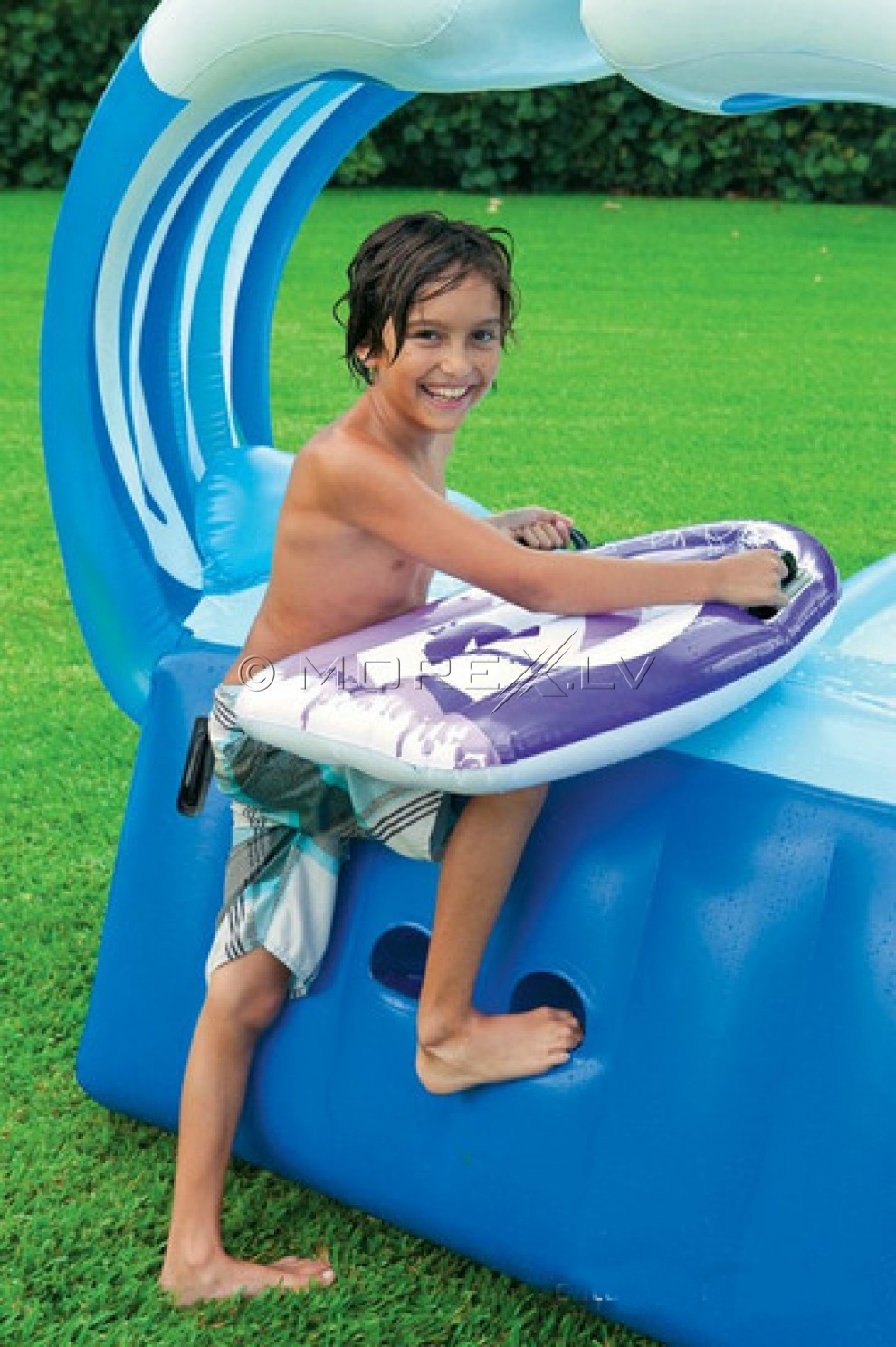 Piepūšamais bērnu spēļu centrs INTEX SURF & SLIDE (57469)