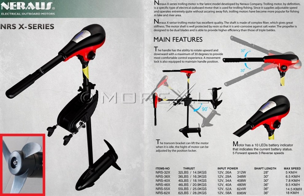 Intex MARINER 3 motor SET с Neraus NRS 55X