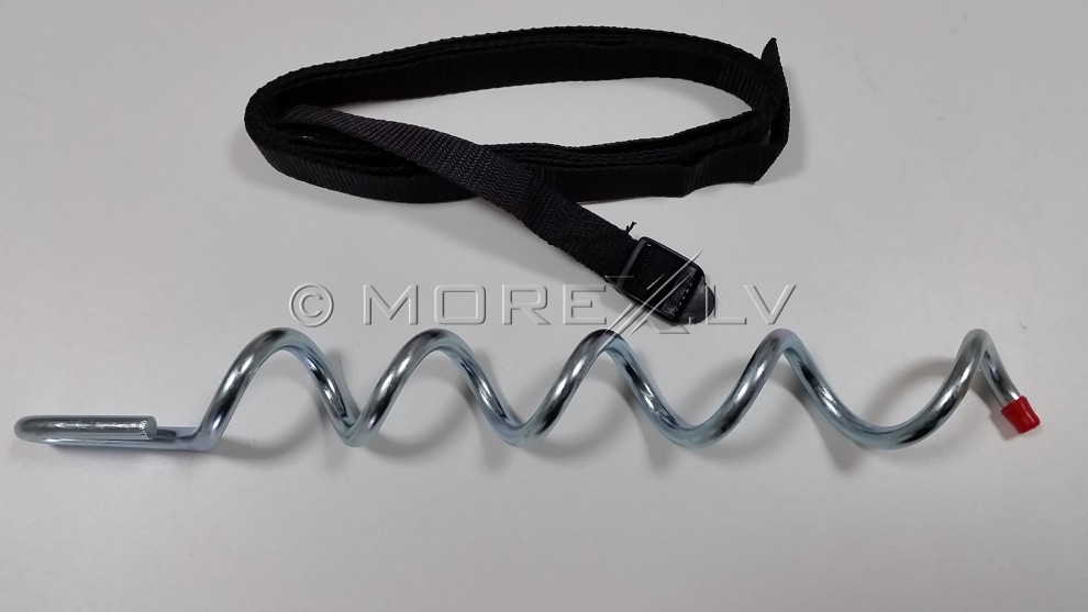 Steel spiral anchor for Basketball