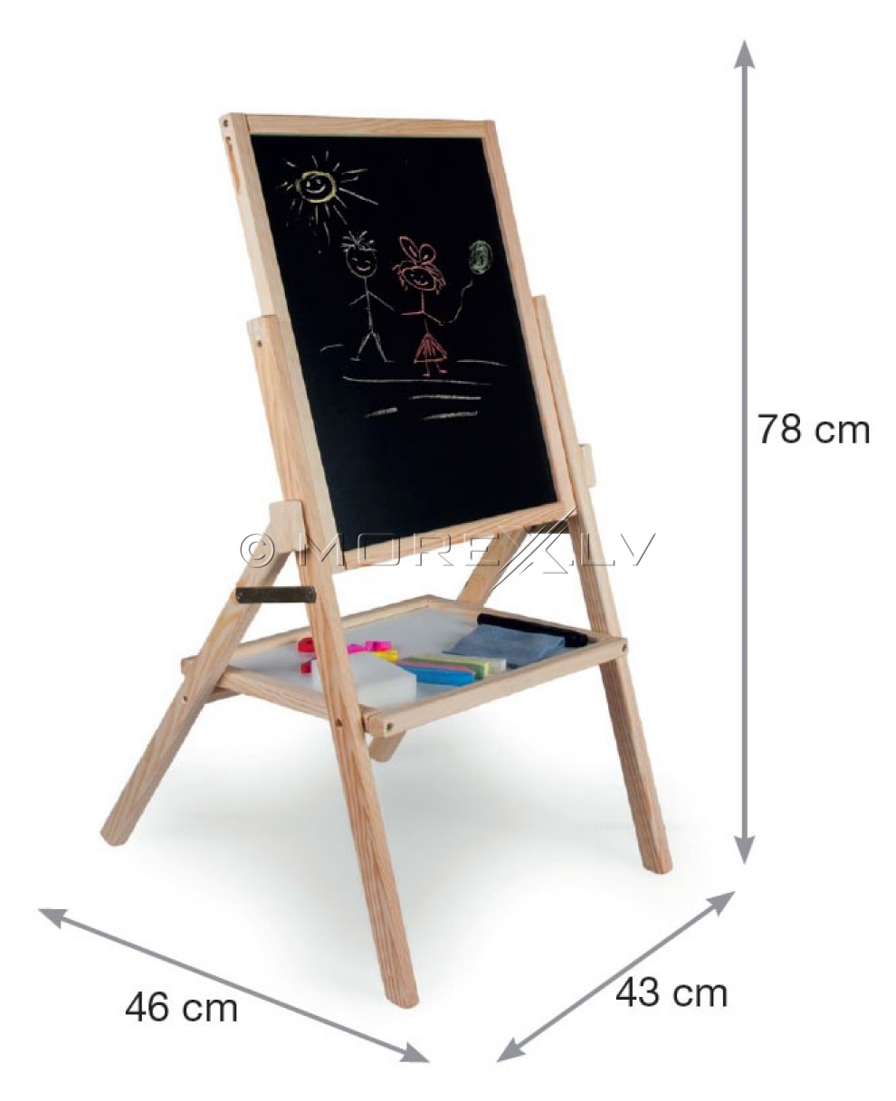 3toysM детская деревянная двухсторонняя доска RBMN (46x43x78см)