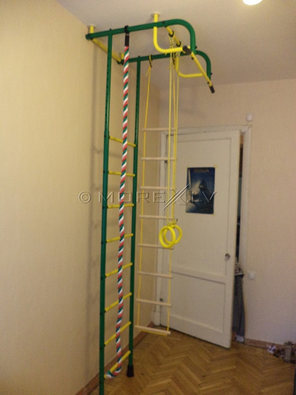 Sports complex Pioner-1 green-yellow (swedish wall)
