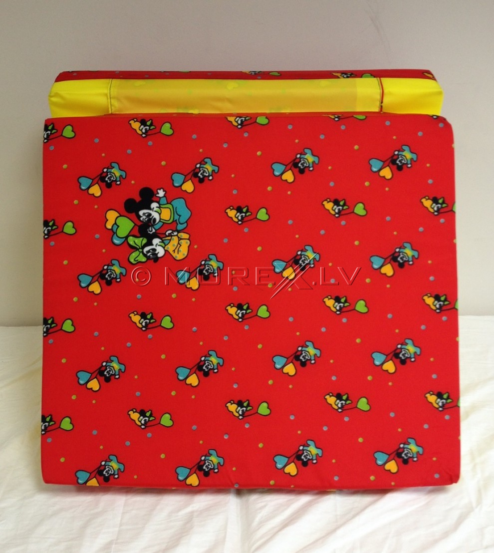 Safety mat 66x120cm red-yellow