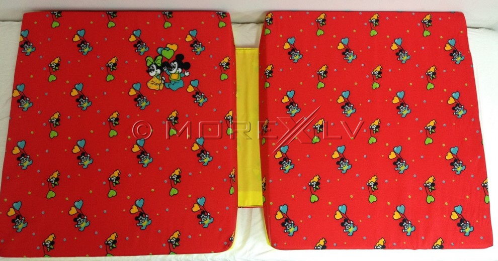 Safety mat 66x120cm red-yellow