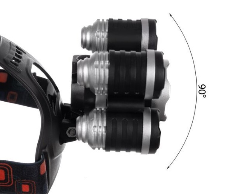 LED headlamp, 4 modes