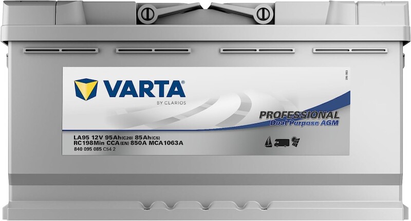 Силовой лодочный аккумулятор VARTA Professional AGM LA95 95Ah (20h)