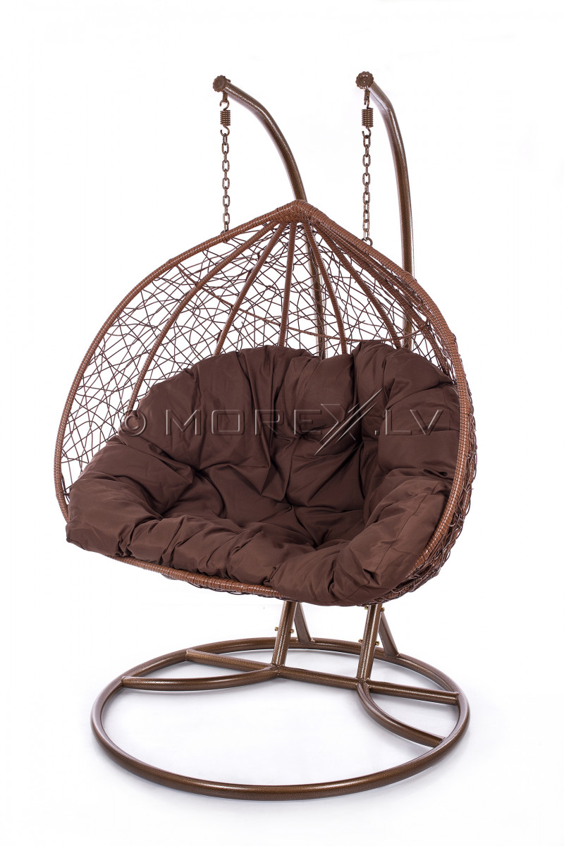 Double hanging egg chair 1144D, on tripod