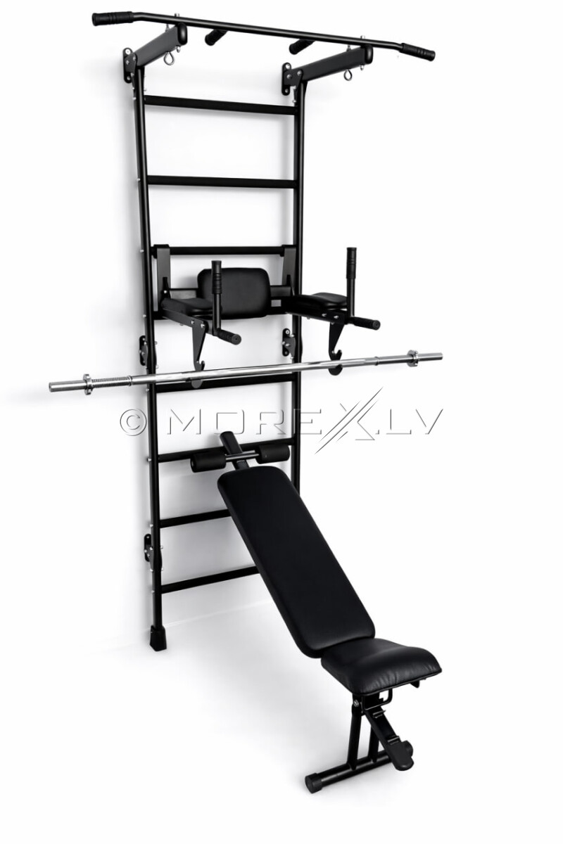 Sporta komplekss zviedru siena STRONG-3 Black