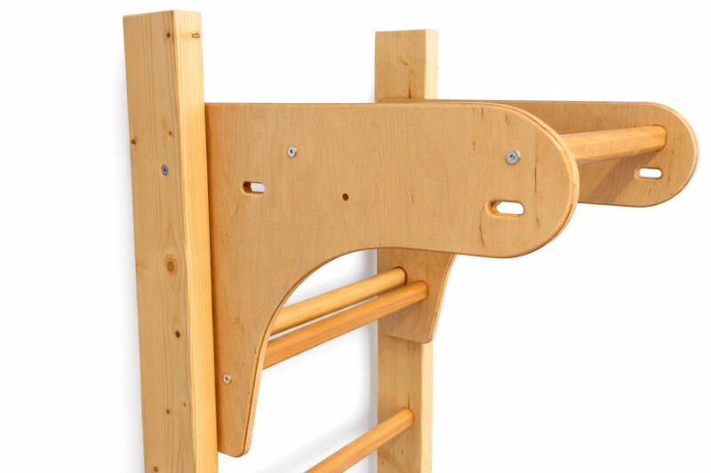 Wooden Swedish ladder RESTPRO® WOOD 230x65 cm with table