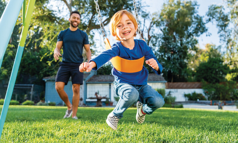 Kids Swing Set Stork nest (2in1) Ø 81 cm, Intex 44125