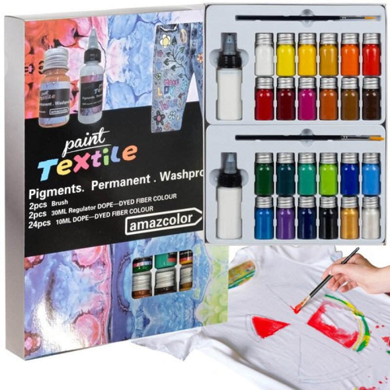 Fabric paints - 24 pcs. 300ml