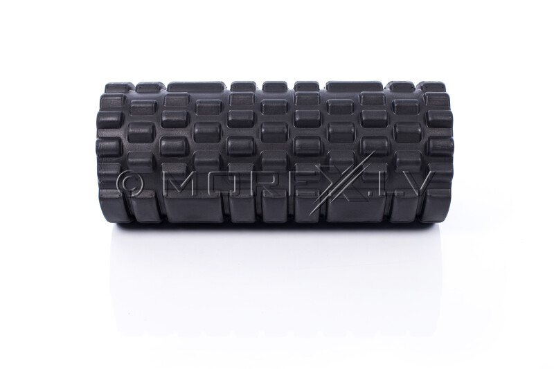 Massage Foam Roller Grid Roller 33x14cm, black