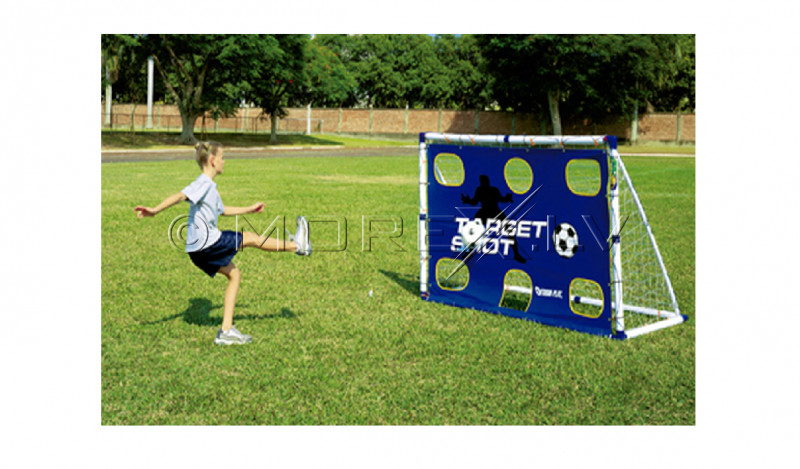 Futbola vārti ar mērķi JC-7180T,183x130x96 cm