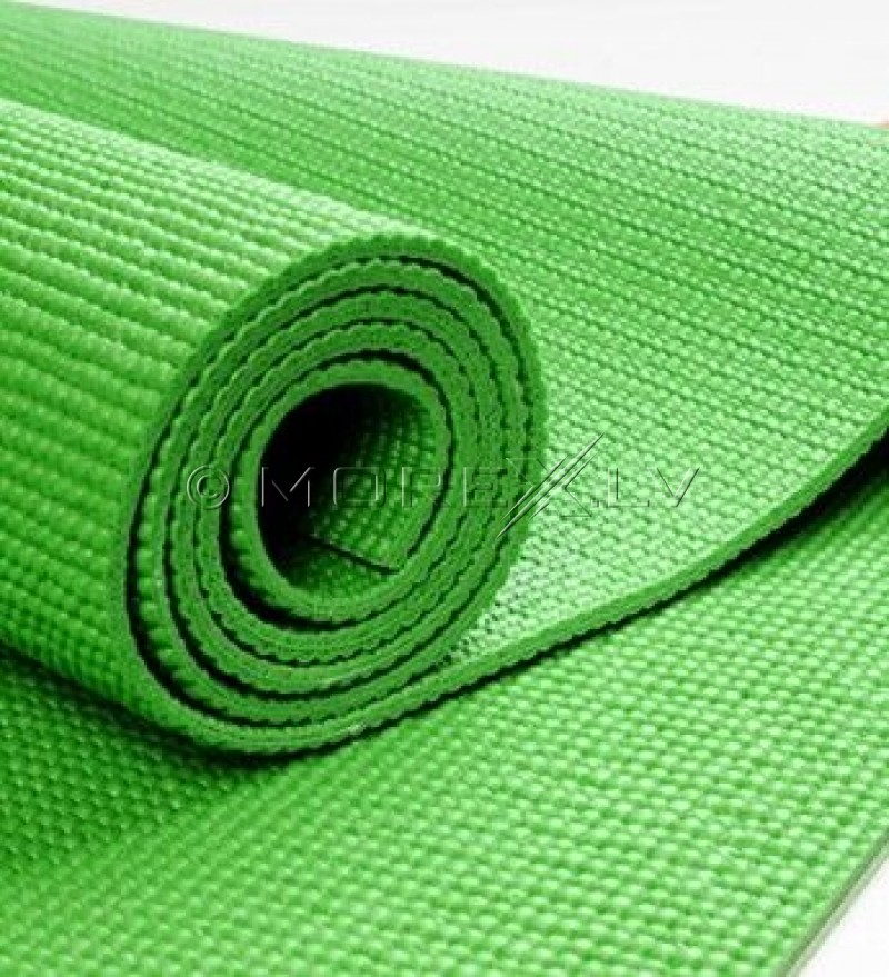 Yoga pilates exercise sport mat 173х61х0.5 сm green