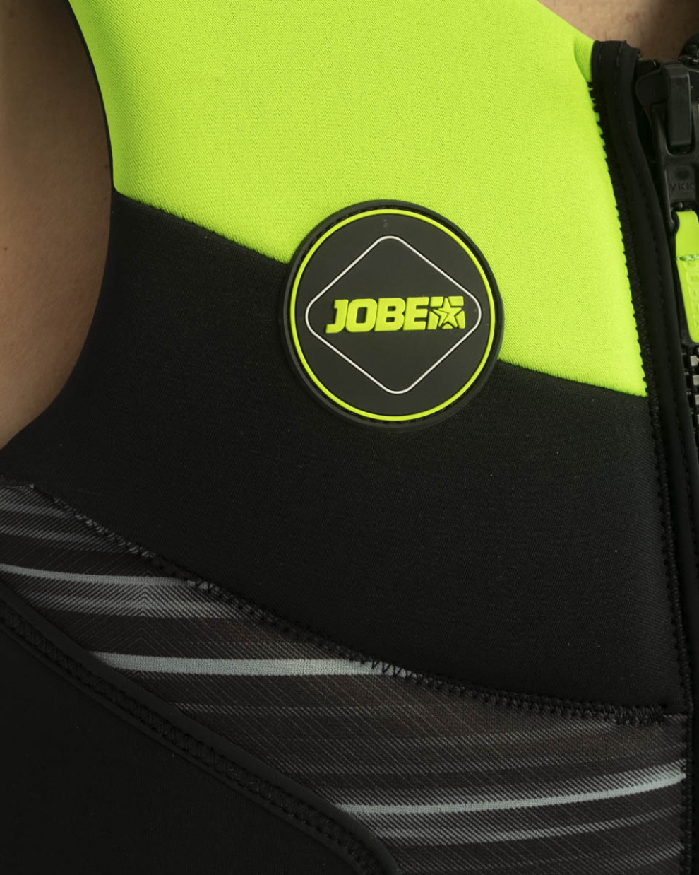 Life jacket Jobe Segmented Jet Vest Backsupport, lime green-black