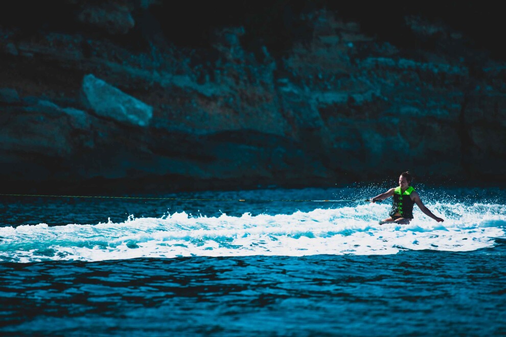 Knībodrs Jobe Slash Kneeboard uz ceļiem braucamais dēlis, laima zaļš