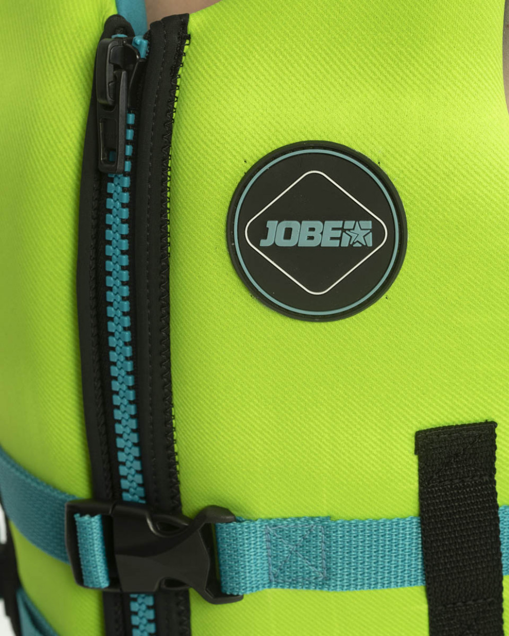 Ūdenssporta veste-peldveste bērniem Jobe Neoprene Life, laima zaļš