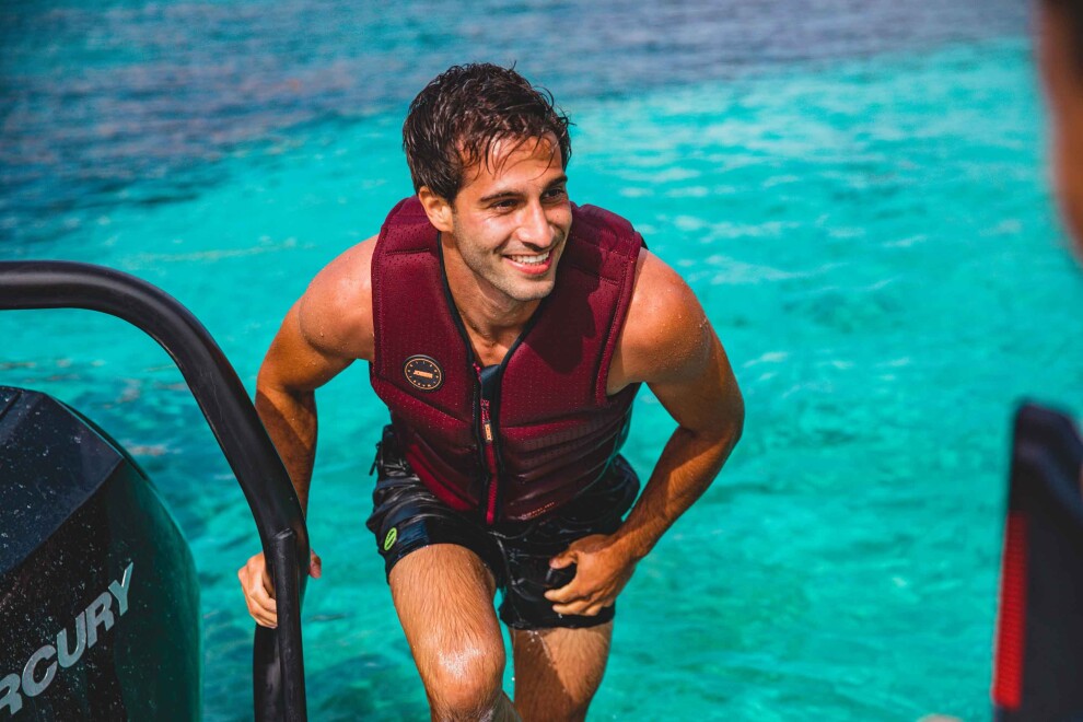 Jobe Fragment Life Vest Men Burgundy Red
