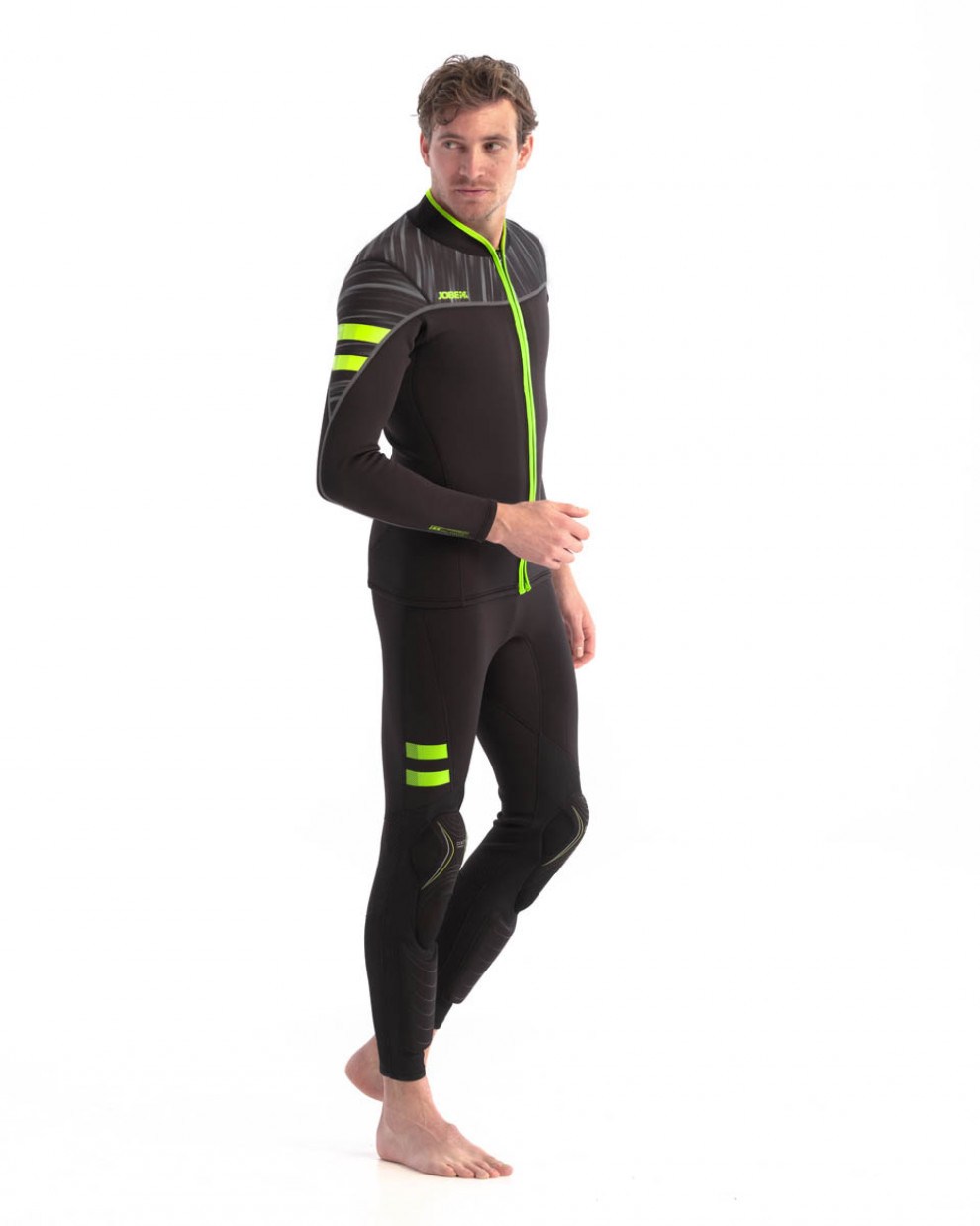 Vīriešu hidrotērpa jaka Jobe Toronto 2mm Wetsuit, melns