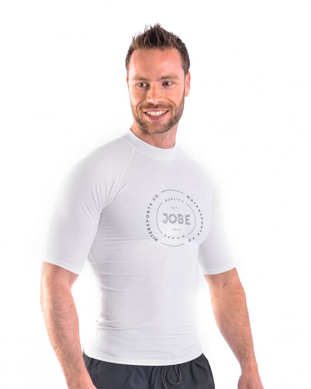 Jobe Rash Guard Shortsleeve Vīriešu Balts