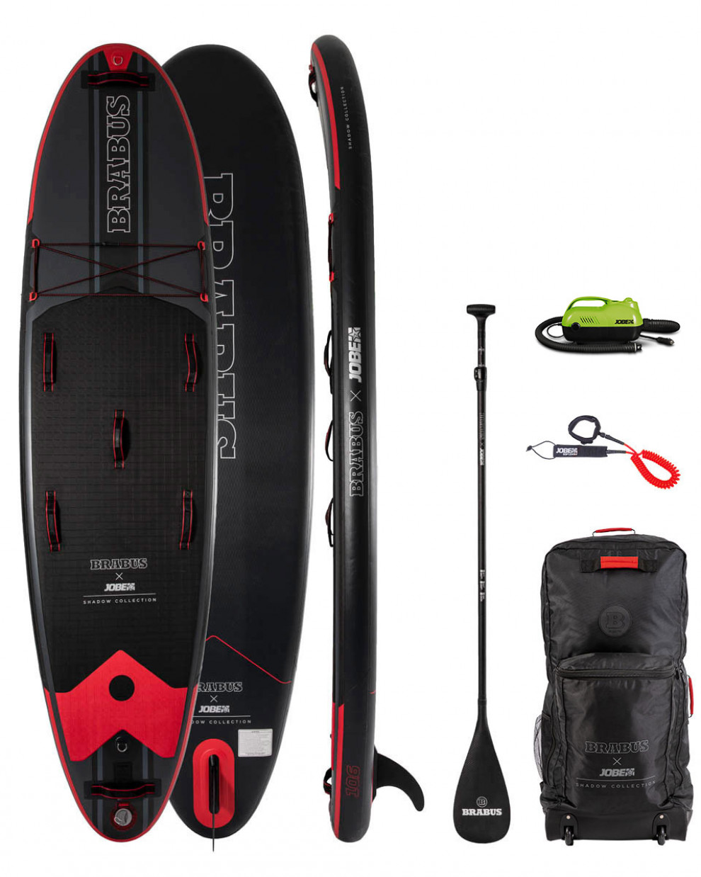 BRABUS x Jobe Shadow 10.6 Limited Edition Inflatable Paddle Board Package