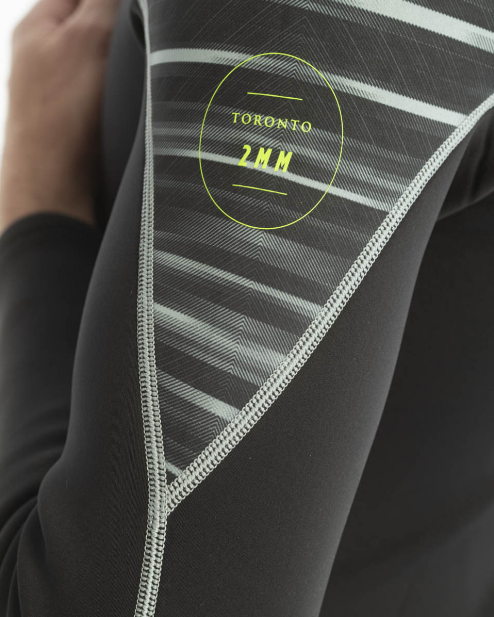 Vīriešu hidrotērpa jaka Jobe Toronto 2mm Wetsuit, melns