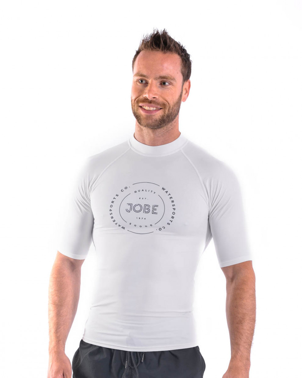 Jobe Rash Guard Shortsleeve Vīriešu Balts