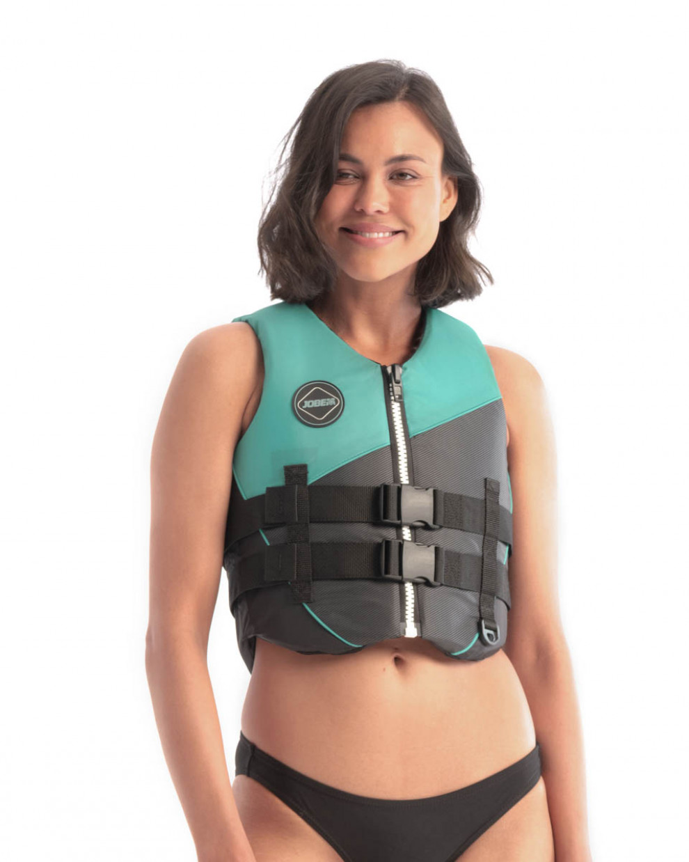 Водный защитный жилет женский Jobe Nylon Life, бирюзовый
