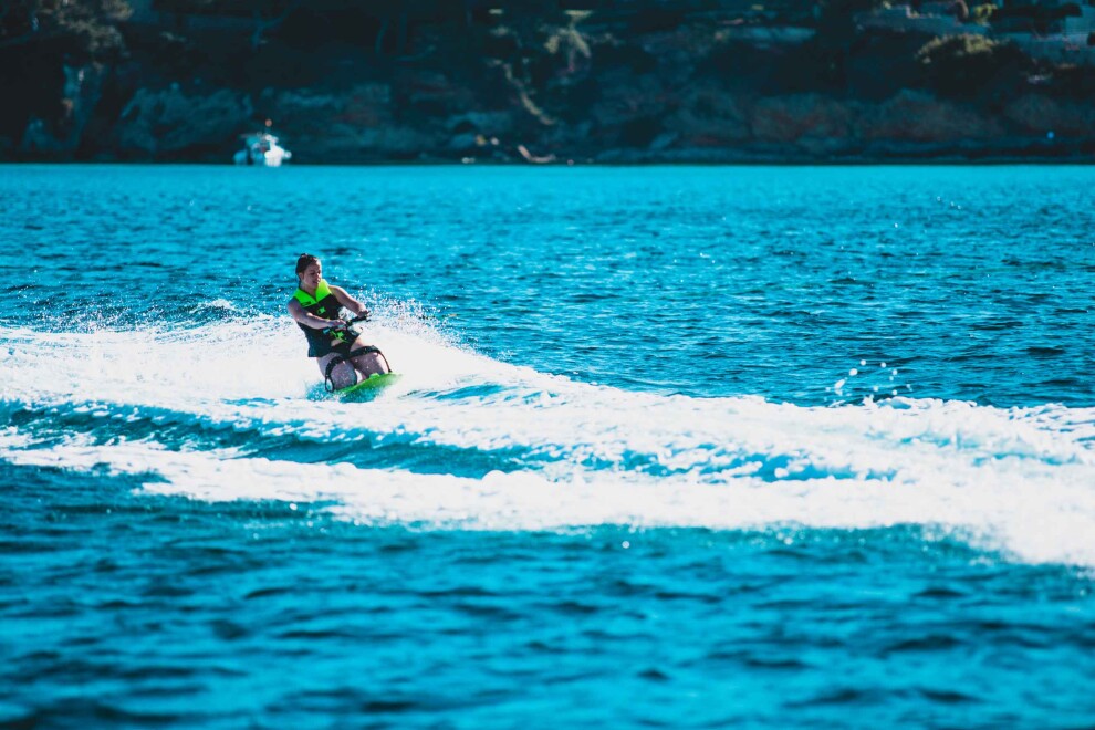 Knībodrs Jobe Slash Kneeboard uz ceļiem braucamais dēlis, laima zaļš